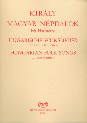 Ungarische Volkslieder für zwei Klarinetten