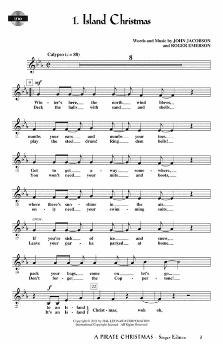 A Pirate Christmas Choir scores gallery preview page 2