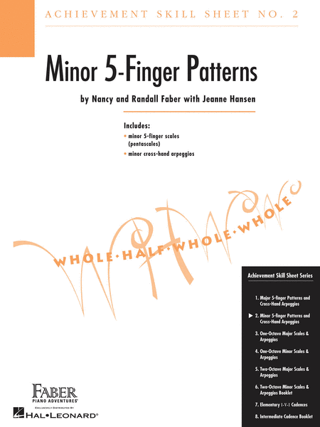 Achievement Skill Sheet No. 2, Minor 5-Finger Patterns