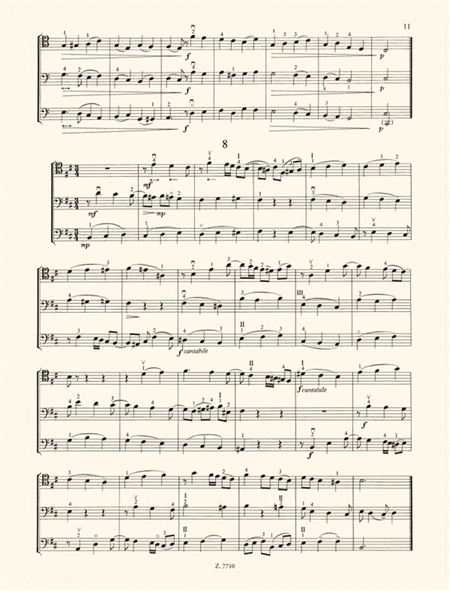Zehn Trios (aus Tricinien bearbeitet von J. Jako