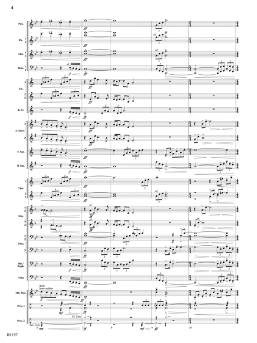 Symphonic Episodes: Score Concert Band scores gallery preview page 4
