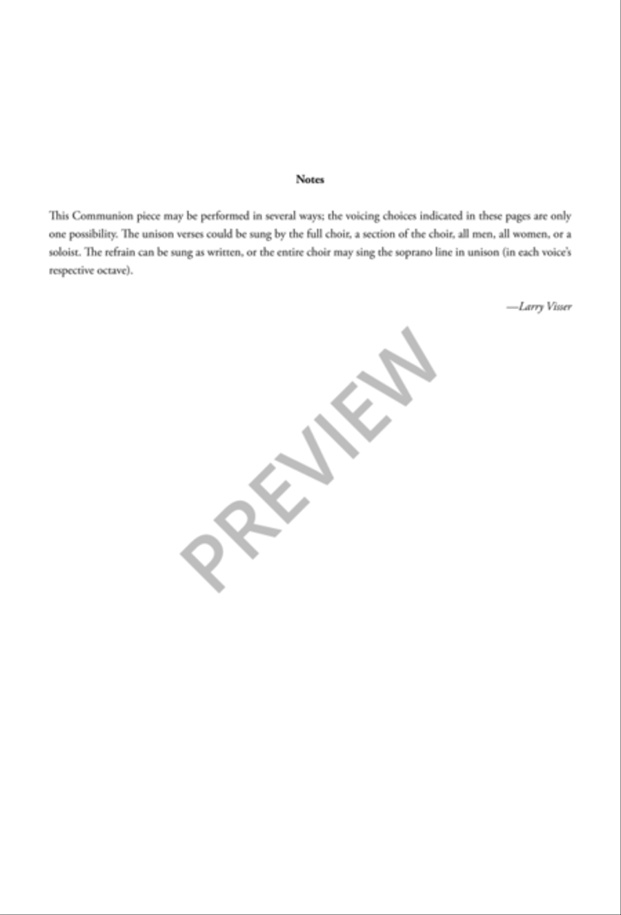 Do This in Remembrance of Me 4-Part scores gallery preview page 2