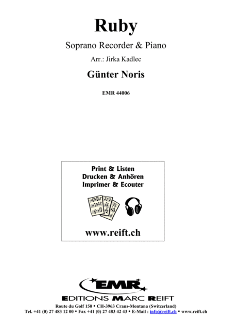 Ruby Ruby Soprano Recorder scores gallery preview page 2