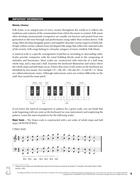Guides to Band Masterworks, Vol. 3 - Student Workbook - English Folk Song Suite