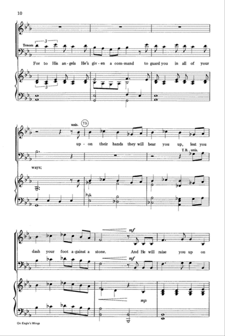 On Eagle's Wings On Eagle's Wings 4-Part scores gallery preview page 11