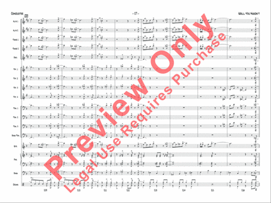 Well You Needn't Jazz Ensemble scores gallery preview page 28