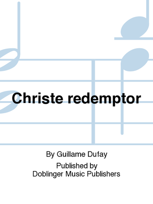 Christe redemptor