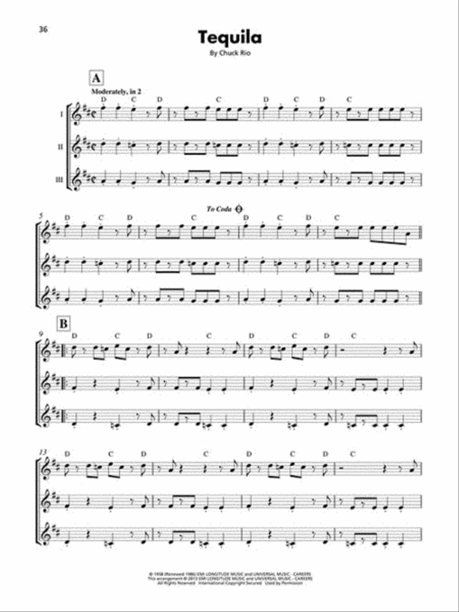 Rock Instrumentals Ukulele scores gallery preview page 4