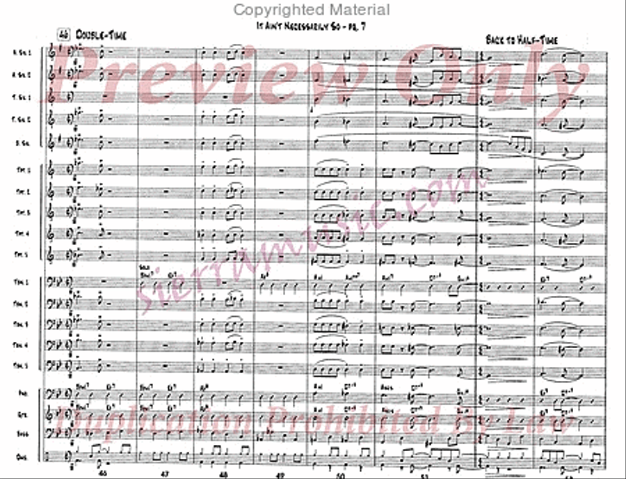 It Ain't Necessarily So Jazz Ensemble scores gallery preview page 8