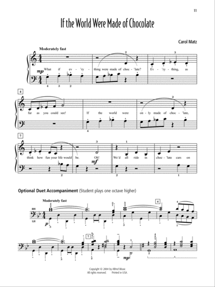 Carol Matz's Favorite Solos, Book 2 Easy Piano scores gallery preview page 4
