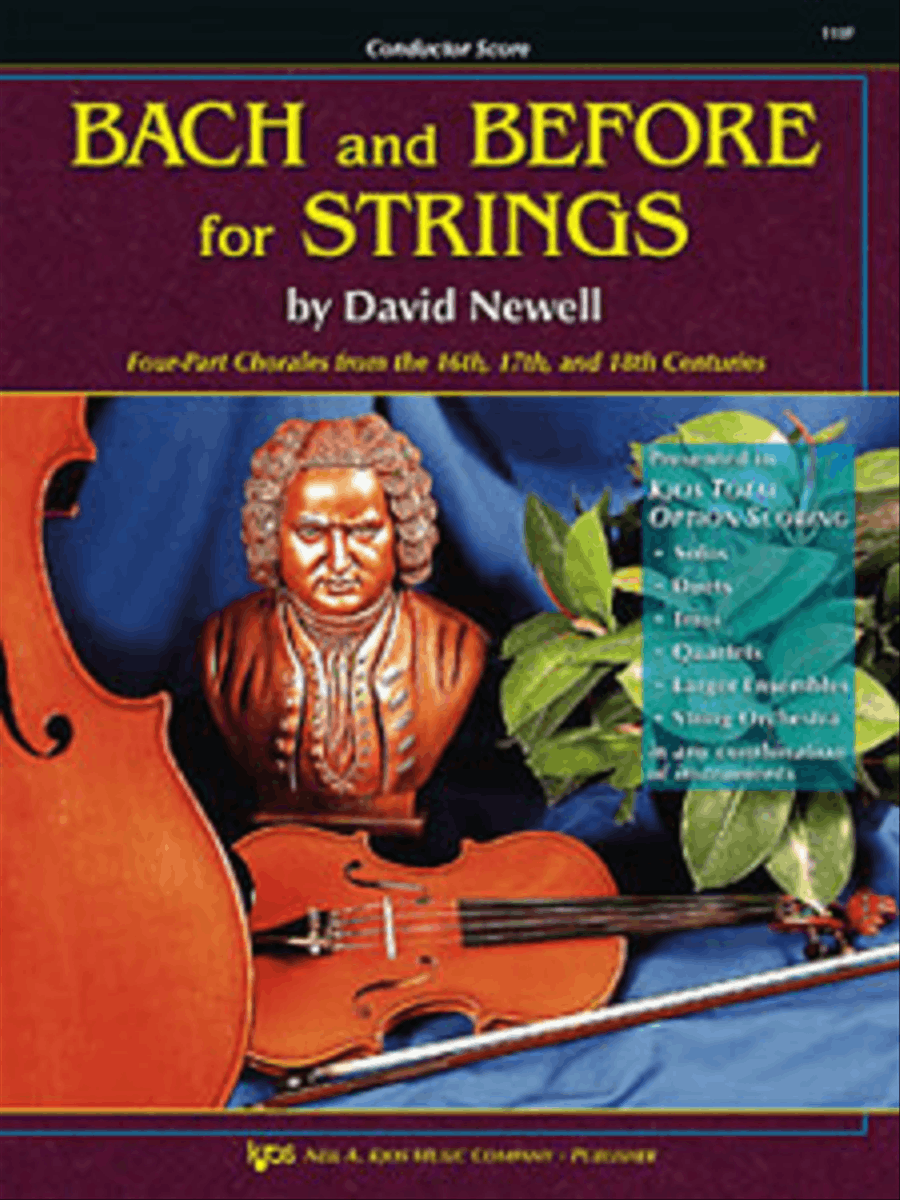 Bach and Before For Strings - Conductor Score String Orchestra scores gallery preview page 1