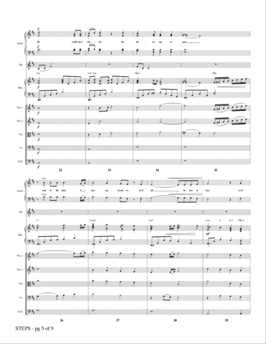 Steps - Full Score Choir scores gallery preview page 5