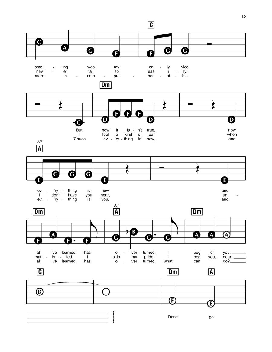 Lay All Your Love On Me (from Mamma Mia) Electronic Keyboard scores gallery preview page 2