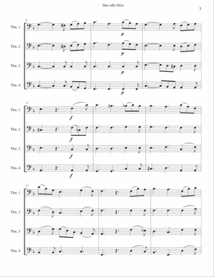 Three Pieces by Anton Bruckner: Trombone Quartet- Full Scores Three Pieces by Anton Bruckner: Trombone Quartet- Full Scores Trombone Quartet scores gallery preview page 5