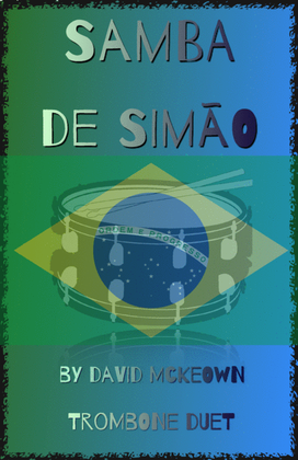 Book cover for Samba de Simão, for Trombone Duet