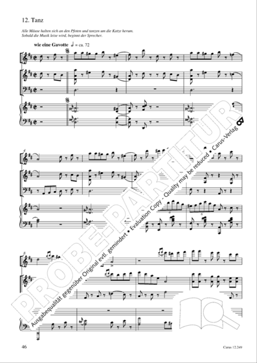 Mause in der Michaelskirche 4-Part scores gallery preview page 47
