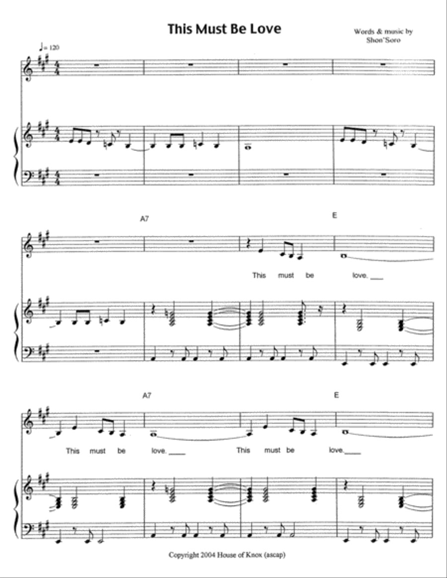This Must Be Love Voice scores gallery preview page 2