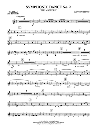 Symphonic Dance No. 2: (wp) 2nd Horn in E-flat