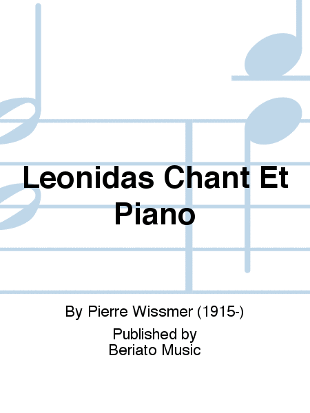 Leonidas Chant Et Piano