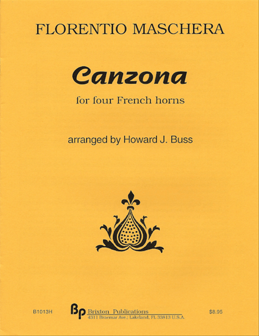 Canzona Canzona French Horn Quartet scores gallery preview page 1