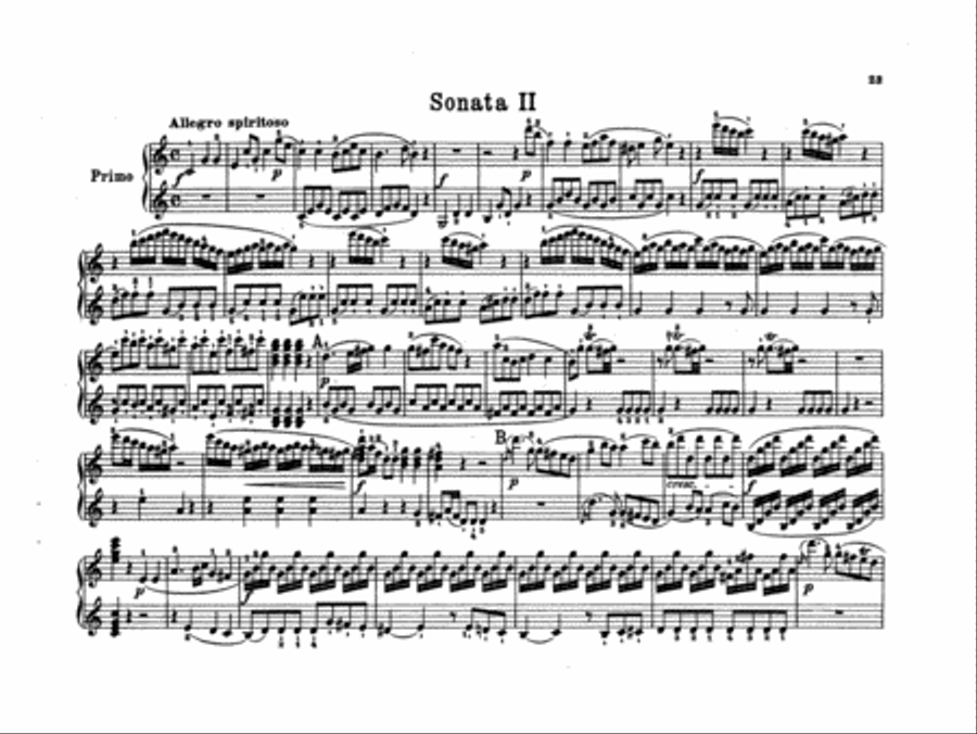 Clementi: Sonatas Piano Duet scores gallery preview page 2
