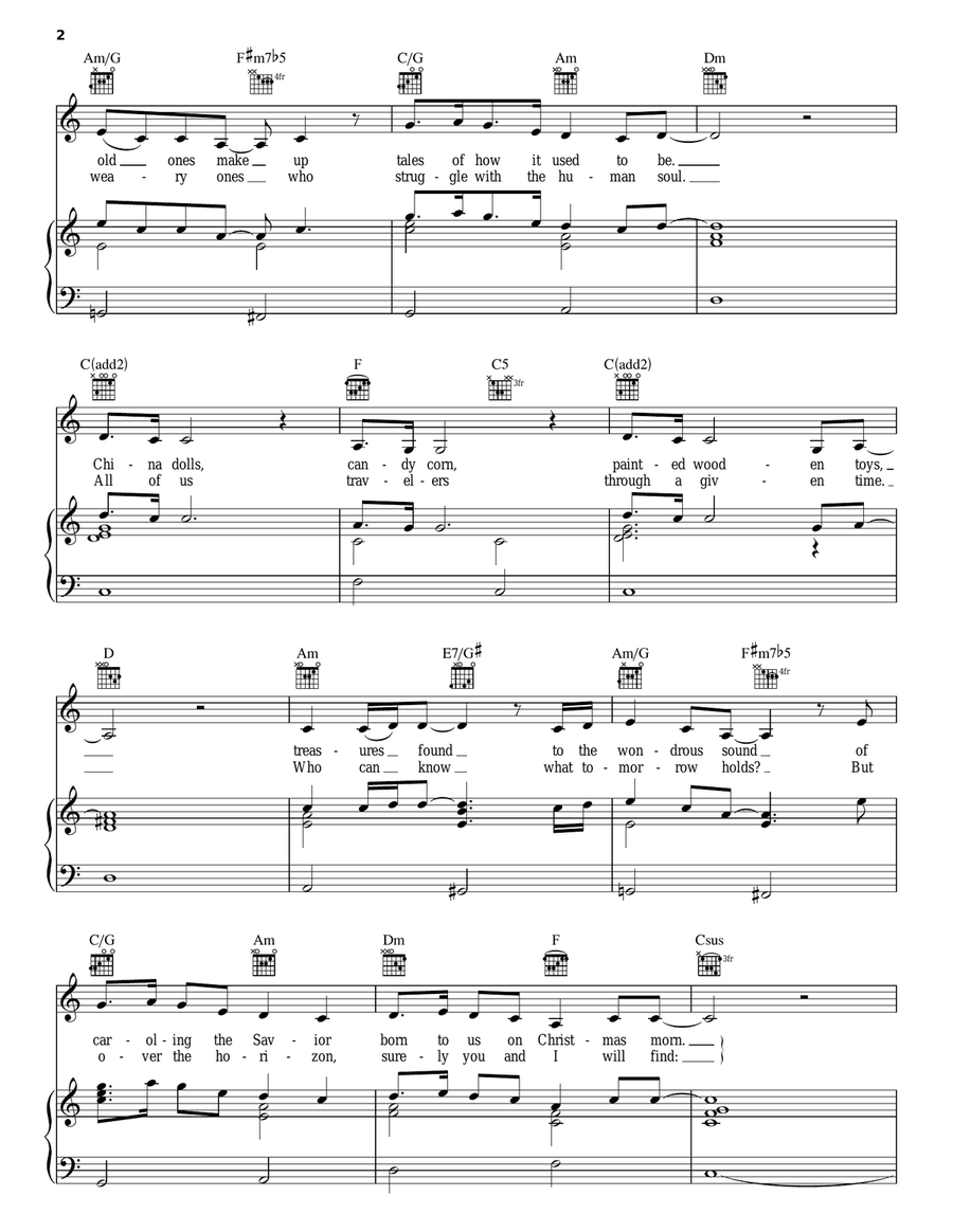 Emmanuel, God With Us Emmanuel, God With Us Piano, Vocal, Guitar scores gallery preview page 2