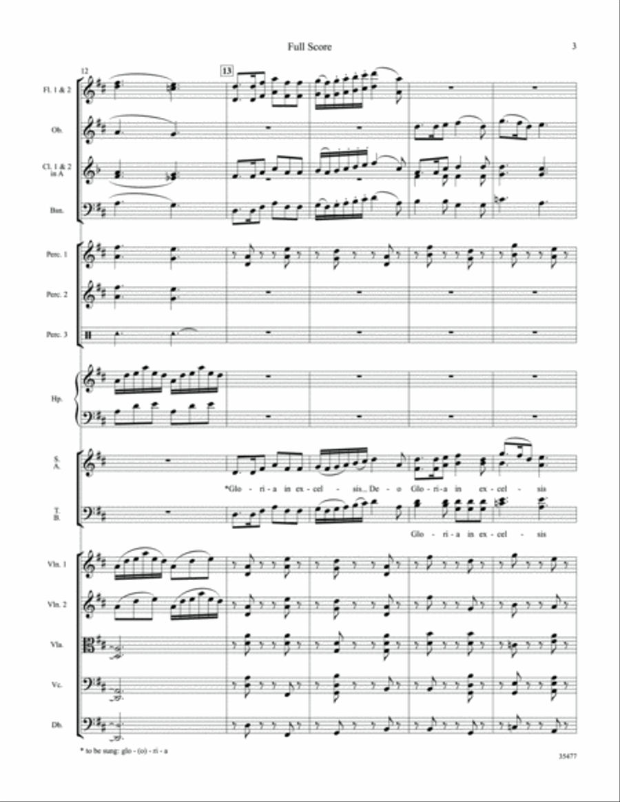 Gloria: Score Score scores gallery preview page 3