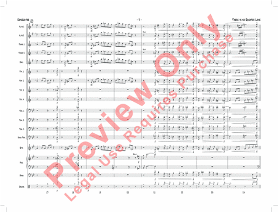 There Is No Greater Love Jazz Ensemble scores gallery preview page 6