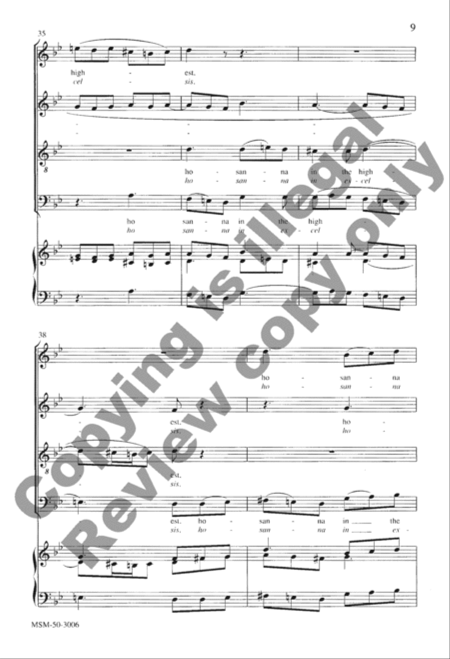 Holy, Holy, Holy Holy, Holy, Holy 4-Part scores gallery preview page 17