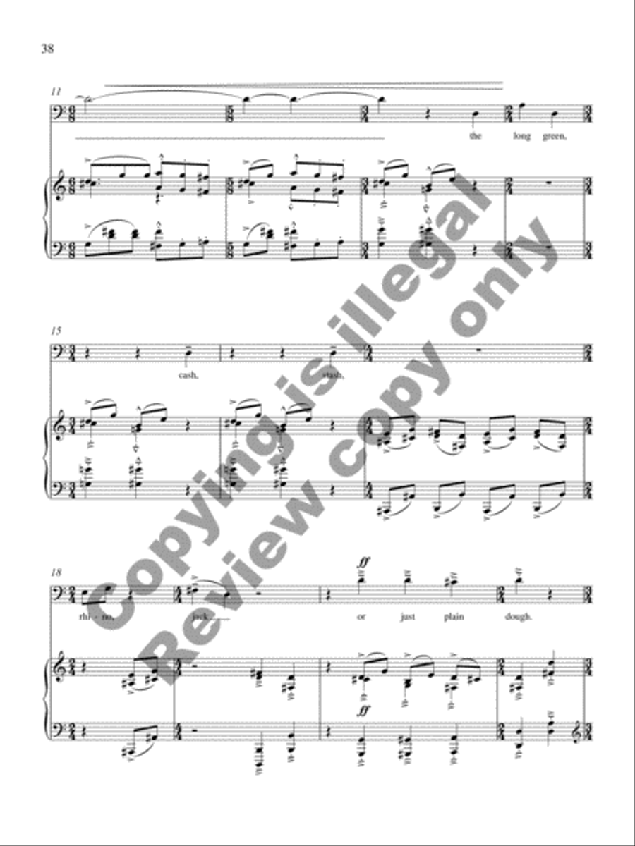 Songs for Baritone, Volume 2 Baritone Voice scores gallery preview page 19