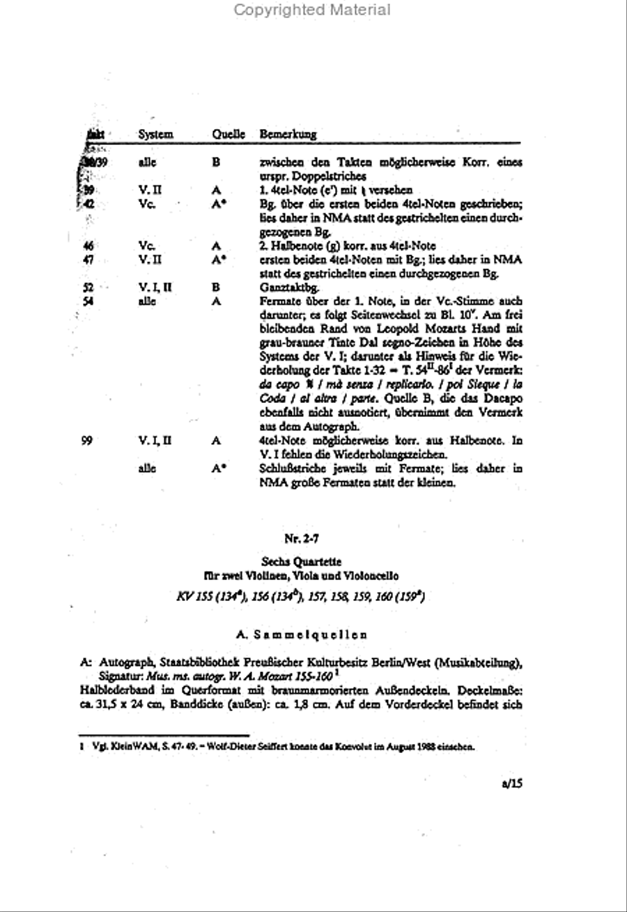 Streichquartette, Band 1 String Quartet scores gallery preview page 3