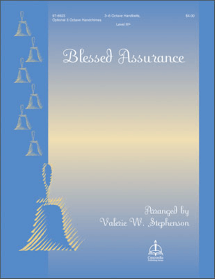 Blessed Assurance (Stephenson) Handbell Choir scores gallery preview page 1