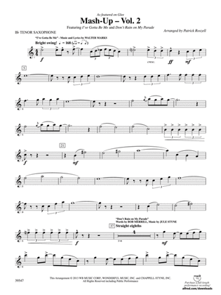 Mash-Up – Vol. 2: B-flat Tenor Saxophone
