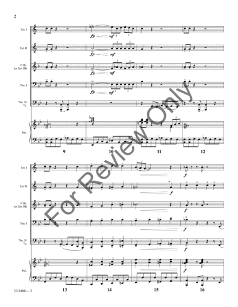 What a Wonderful Child What a Wonderful Child Brass Ensemble scores gallery preview page 3