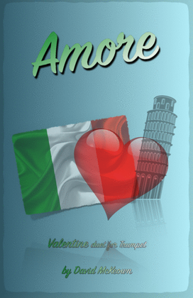 Book cover for Amore, (Italian for Love), Trumpet Duet