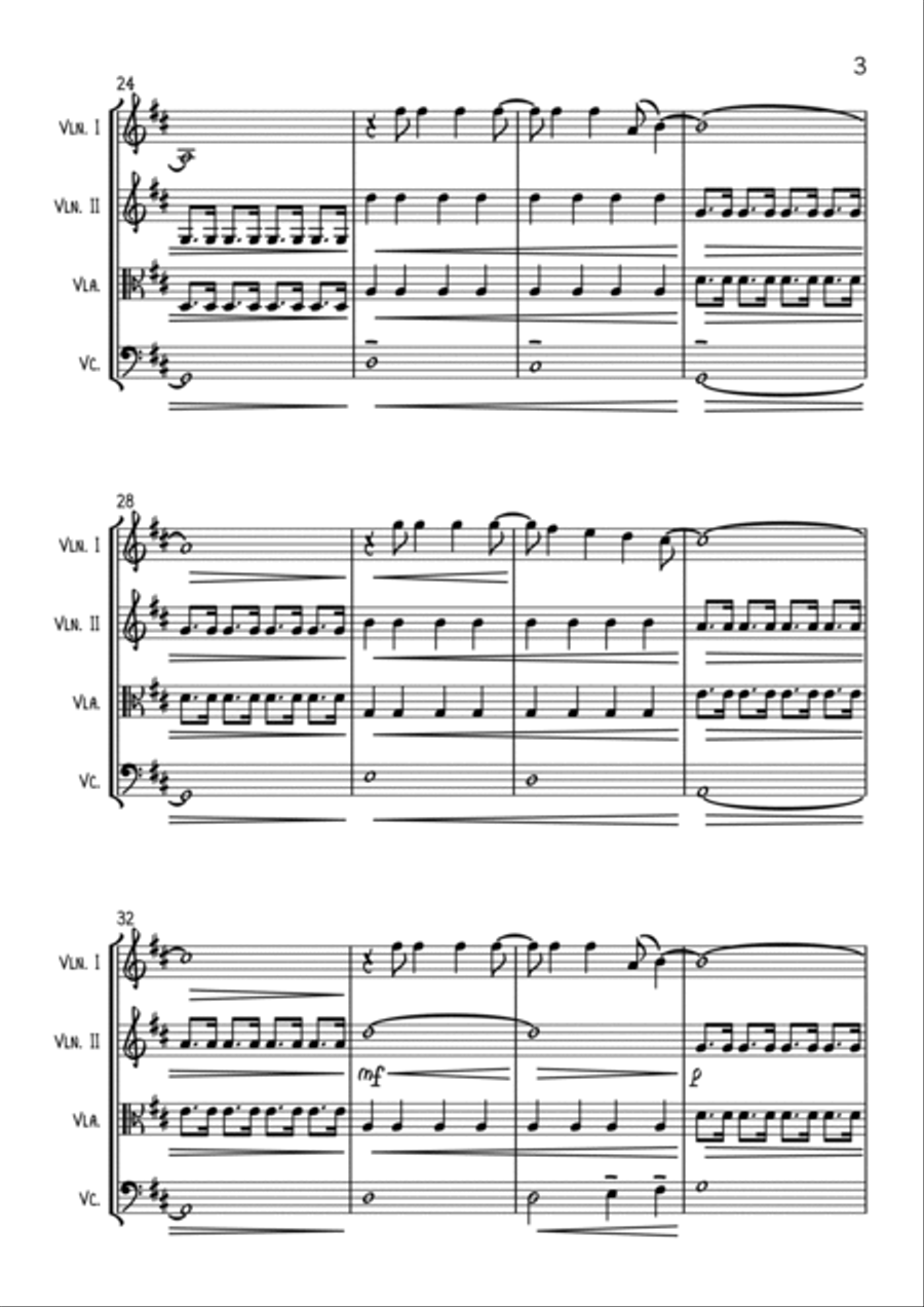 Caliban's Dream Caliban's Dream String Quartet scores gallery preview page 3
