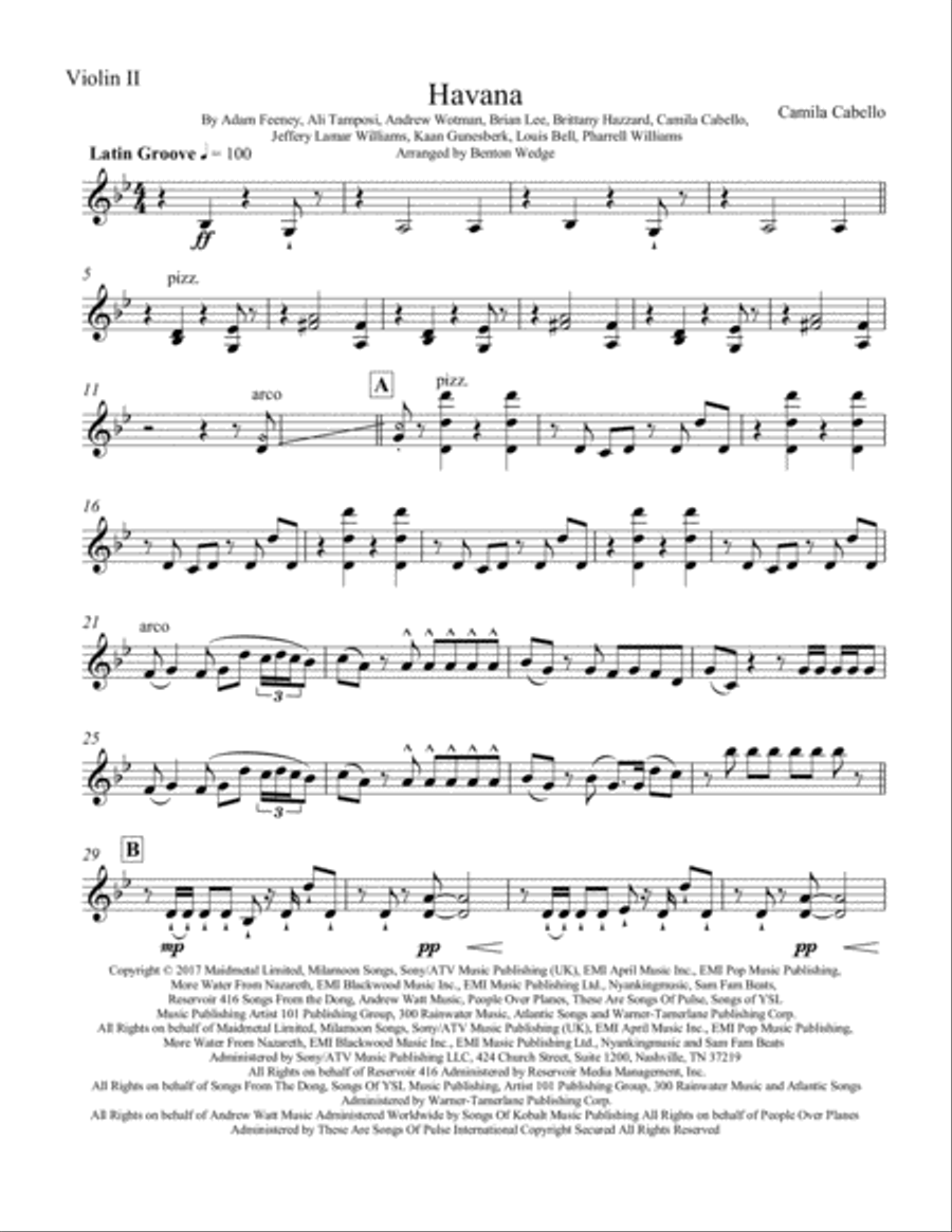 Havana String Quartet scores gallery preview page 3