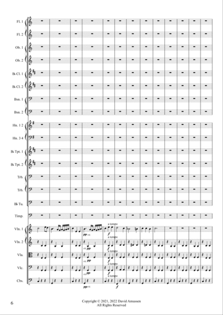 Rhapsody Rhapsody Full Orchestra scores gallery preview page 6