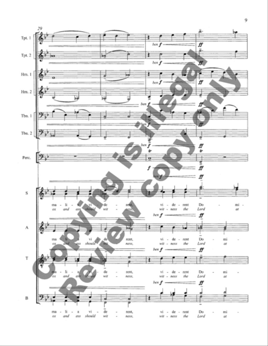 O Magnum Mysterium (Full Score) Choir scores gallery preview page 28
