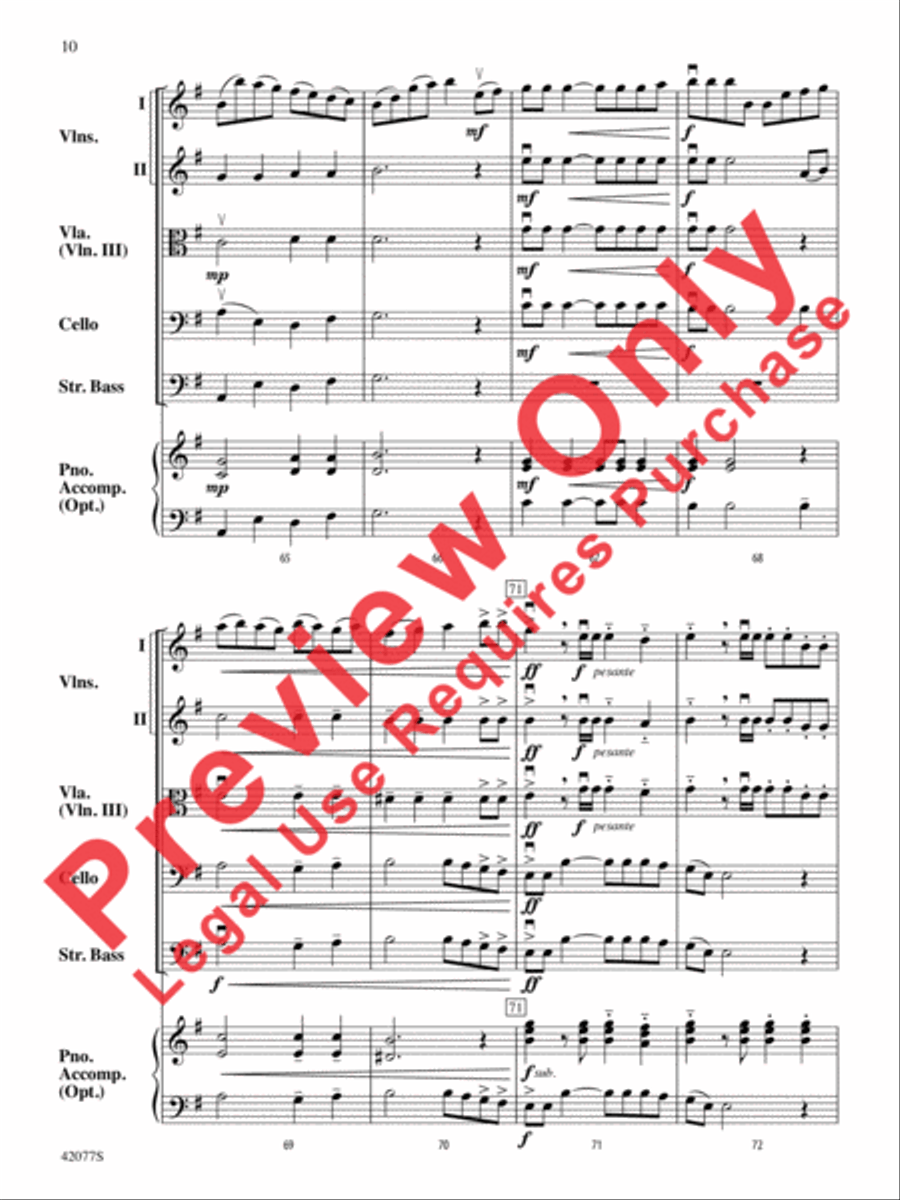 The Explorers String Orchestra scores gallery preview page 11