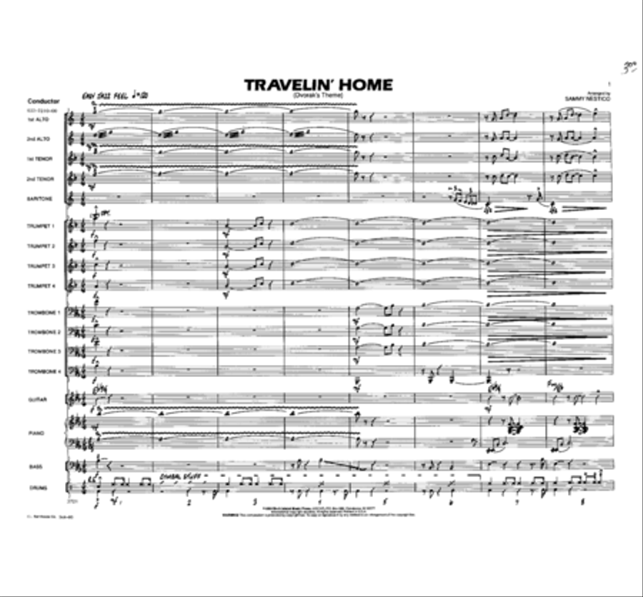 Travelin' Home Jazz Ensemble scores gallery preview page 2