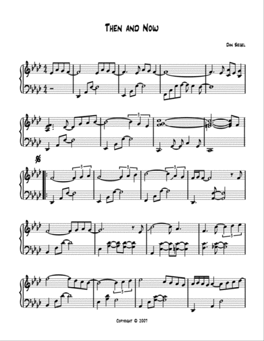 Then And Now Then And Now Piano Solo scores gallery preview page 2