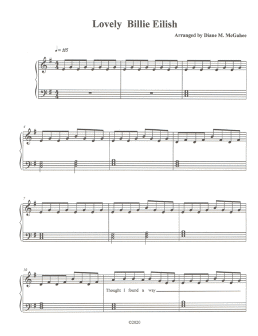 Lovely Small Ensemble scores gallery preview page 1
