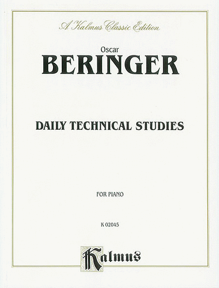 Oscar Beringer: Daily Technical Studies for Piano