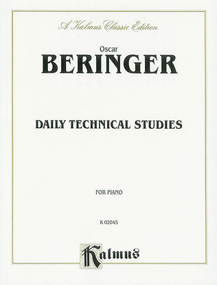 Book cover for Daily Technical Studies for Piano