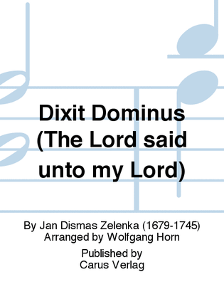 Book cover for Dixit Dominus (The Lord said unto my Lord)
