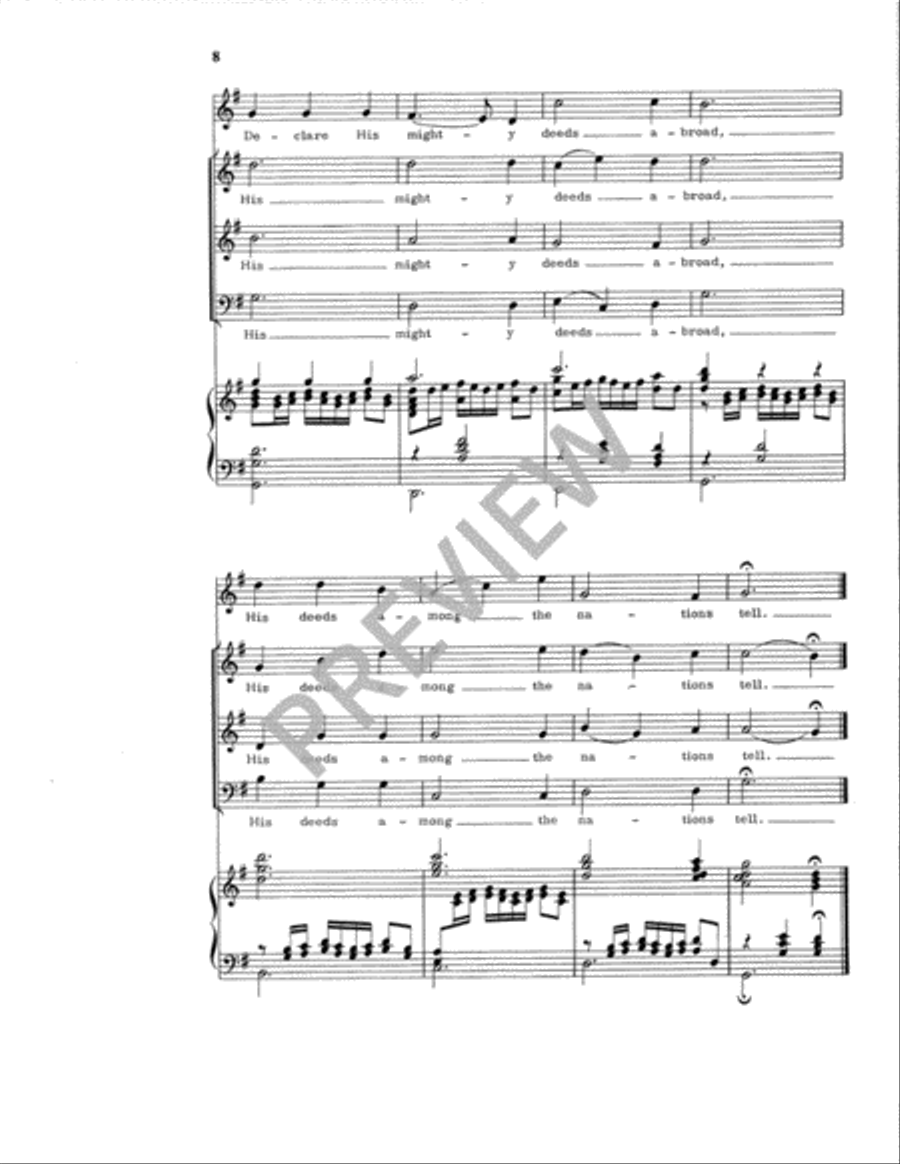 O Lord Most High, with All My Heart 3-Part scores gallery preview page 9