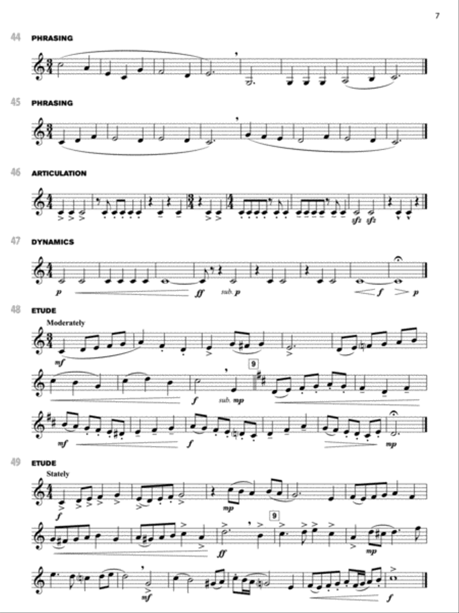 Sound Innovations for Concert Band -- Ensemble Development for Intermediate Concert Band Concert Band Methods scores gallery preview page 4