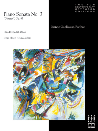 Book cover for Piano Sonata No. 3, "Odyssey," Op. 83