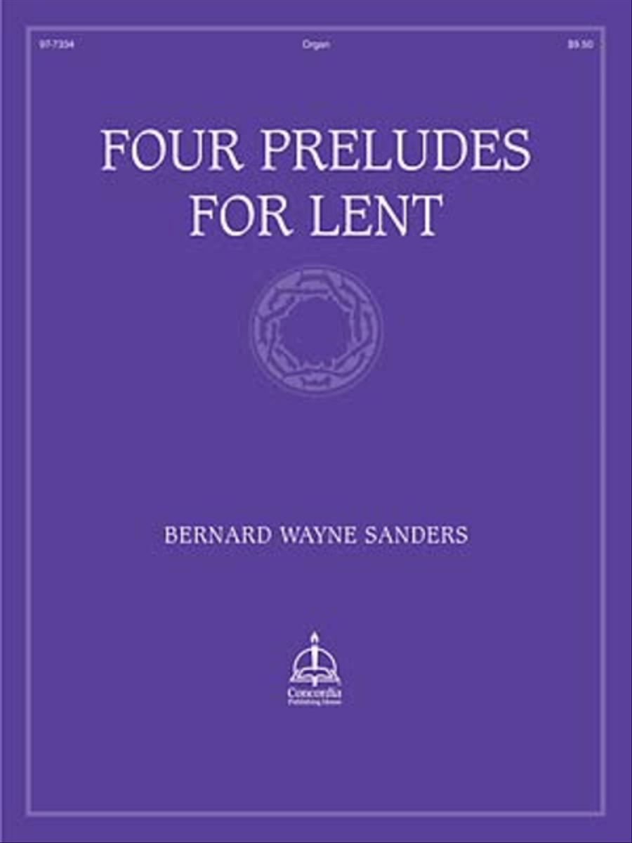 Four Preludes for Lent Four Preludes for Lent Organ scores gallery preview page 1